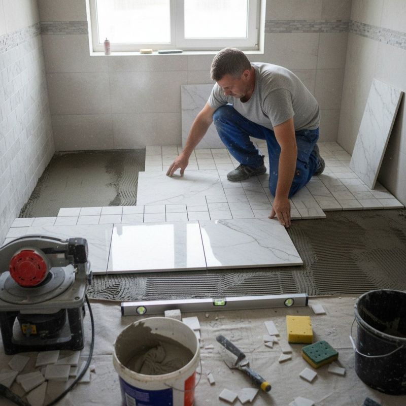 Stone Floor Installation in Kansas City, KS